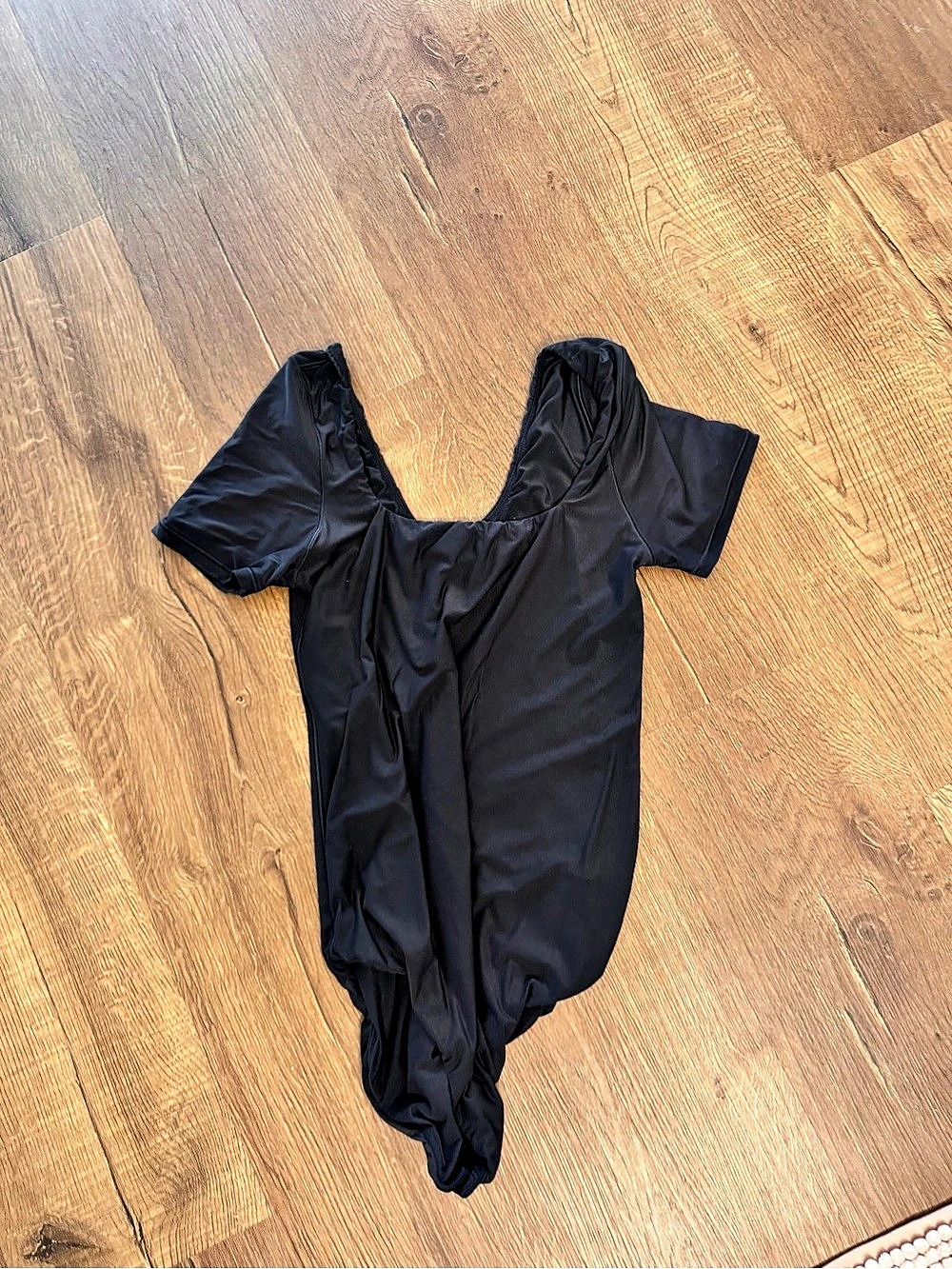 Aerie Short Sleeve Bodysuit in Black Size Small Like New